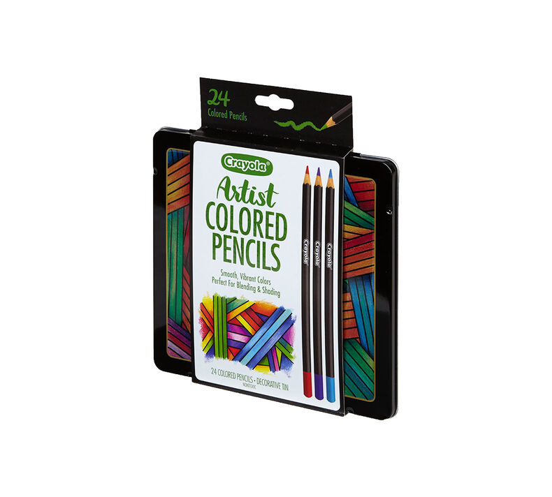 Crayola Artist Gel Colored Pencils; Premium Art Tools; Complementary Colors; Great for Shading and Blending; Adult Coloring | Crayola