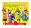 64 Count Birthday Crayons with Specialty Confetti Colors box back view