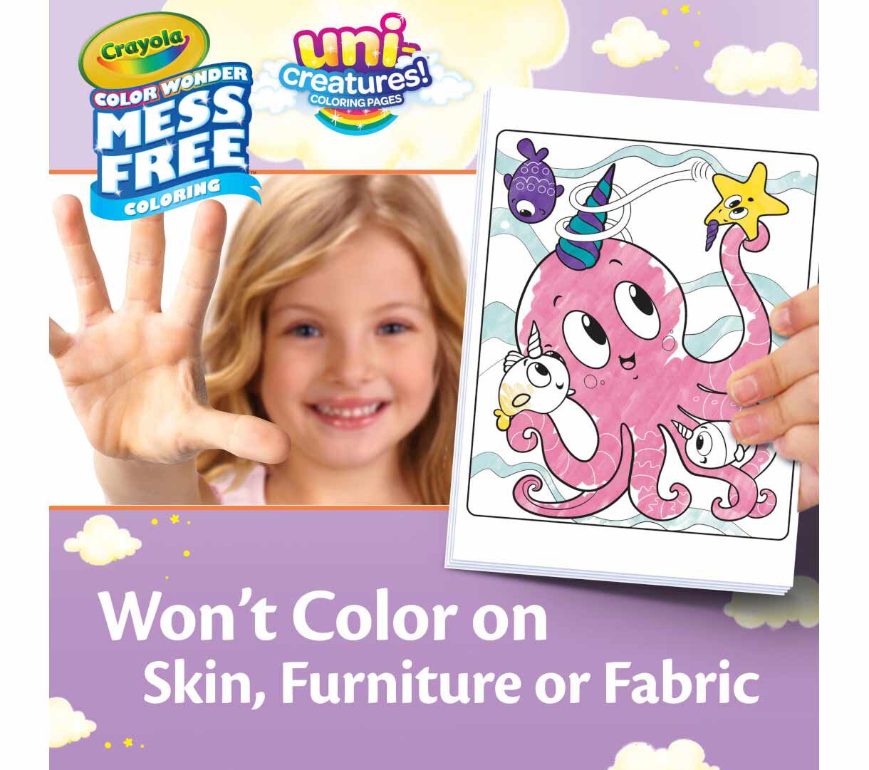 Color Wonder Mess Free Uni-Creatures Coloring Set | Crayola