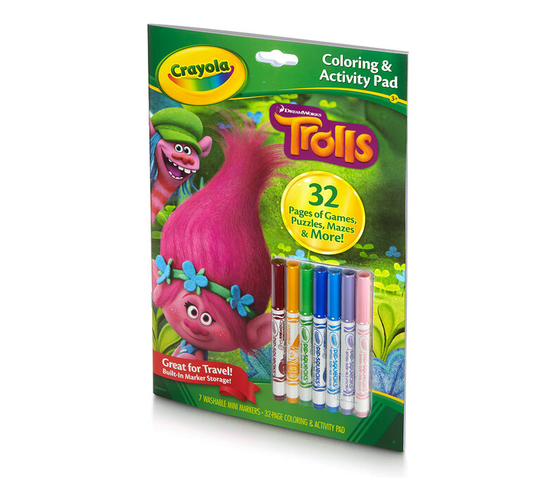 Coloring & Activity Book, Trolls