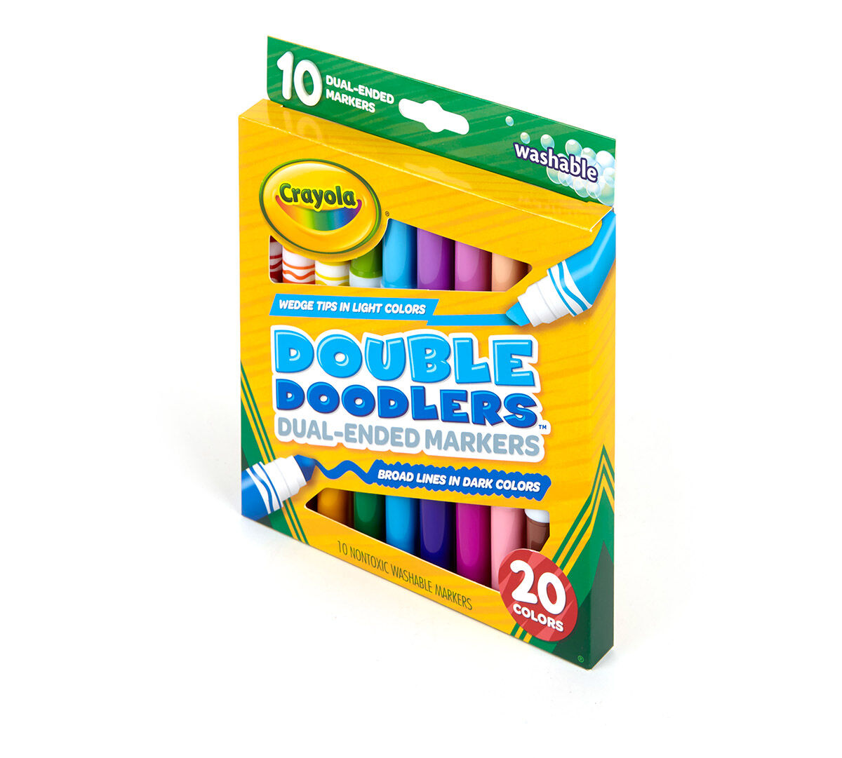 Crayola DualEnded Washable Markers; Broad Line / Chisel Tip Crayola