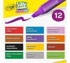 Silly Scents Smash Ups Wedge Tipped Washable Markers, 12 count. red velvet cake, berry smoothie, strawberry shortcake, fluffernutter, pb&j sandwich, orange dreamsickle, caramel macchiato, bananas foster, s'more, mint chocolate chip, coconut cluster, key lime pie.