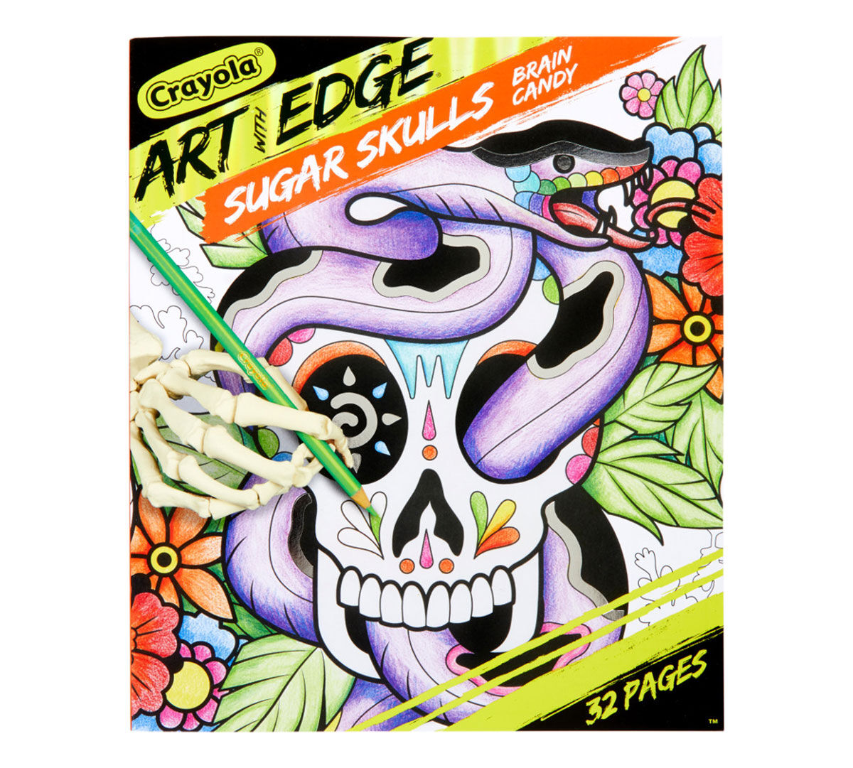 Sugar Skulls Coloring Book for Adults Volume 3 Crayola