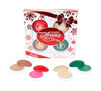 Aroma Putty Gift Set, Winter Scents Front View with Open Aroma Putty Containers in Front of Packaging