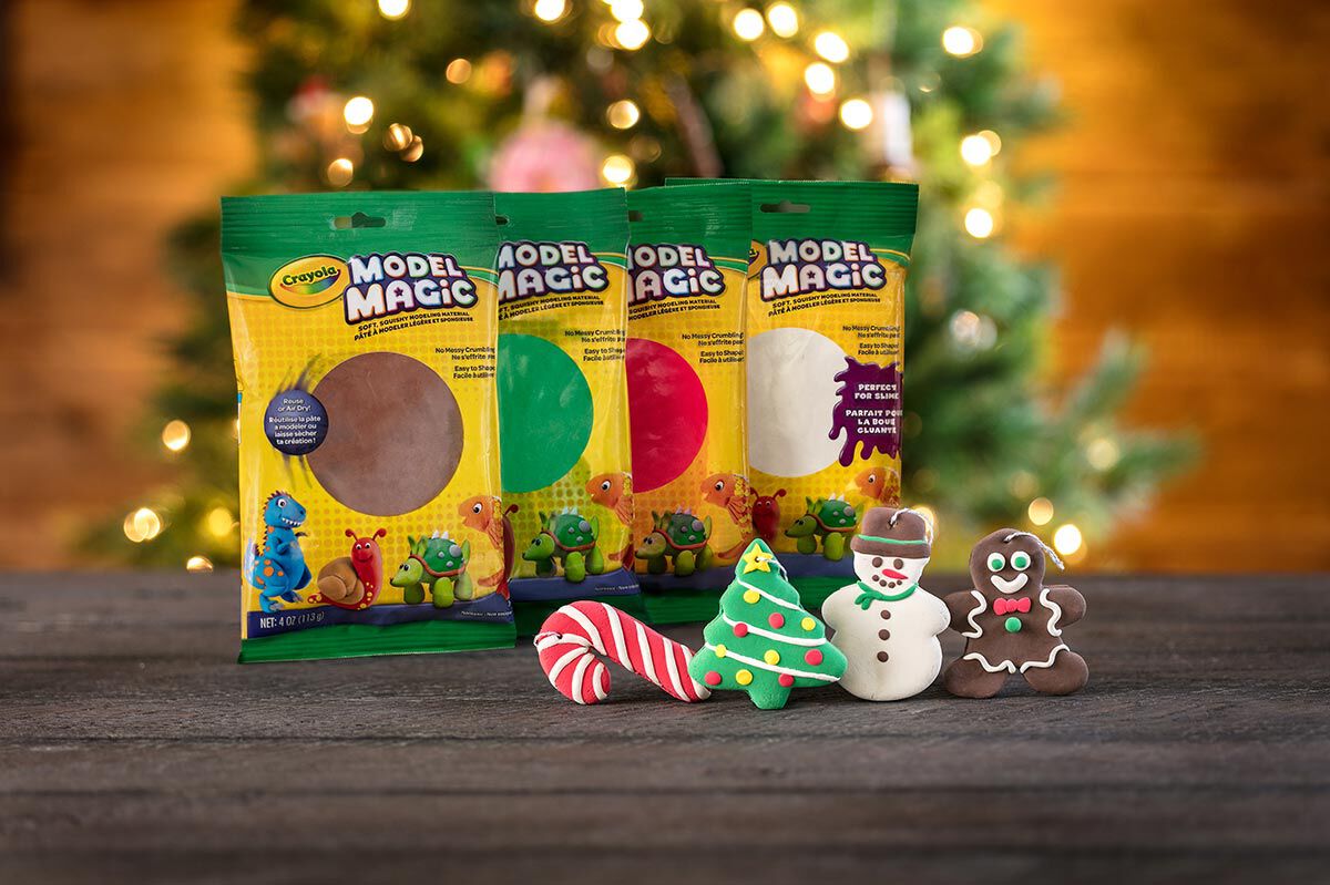 Model Magic Holiday DIY Ornaments Craft Kit Crayola