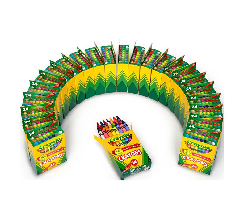 24 Box Classpack of 24 Count Crayons