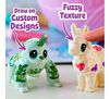 Scribble Scrubbie Peculiar Pets Rainbow Tub Set Draw on Custom Designs. Fuzzy Texture.