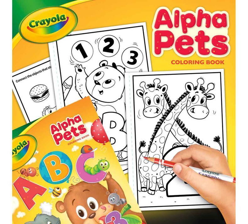 Alpha Pets Coloring Book, 96 Pages