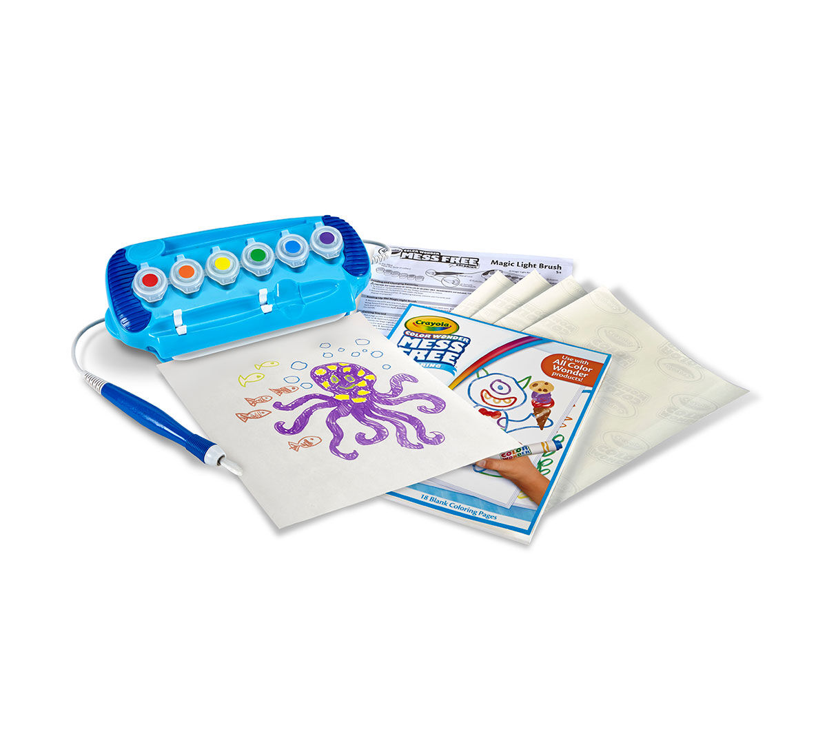 crayola color wonder magic light brush mess free art activity 6