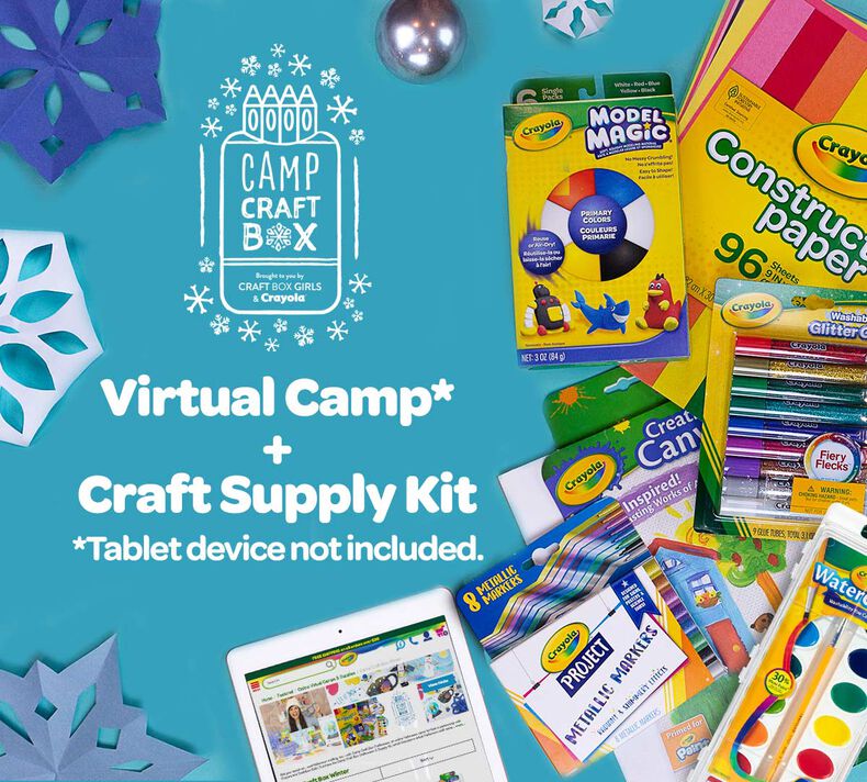 Camp Craft Box Winter & Supply Kit for Kid