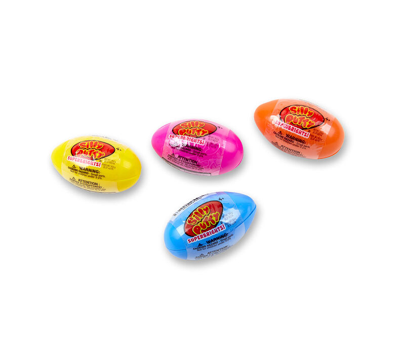 Silly Putty Superbright, Assorted Colors, 72 Count