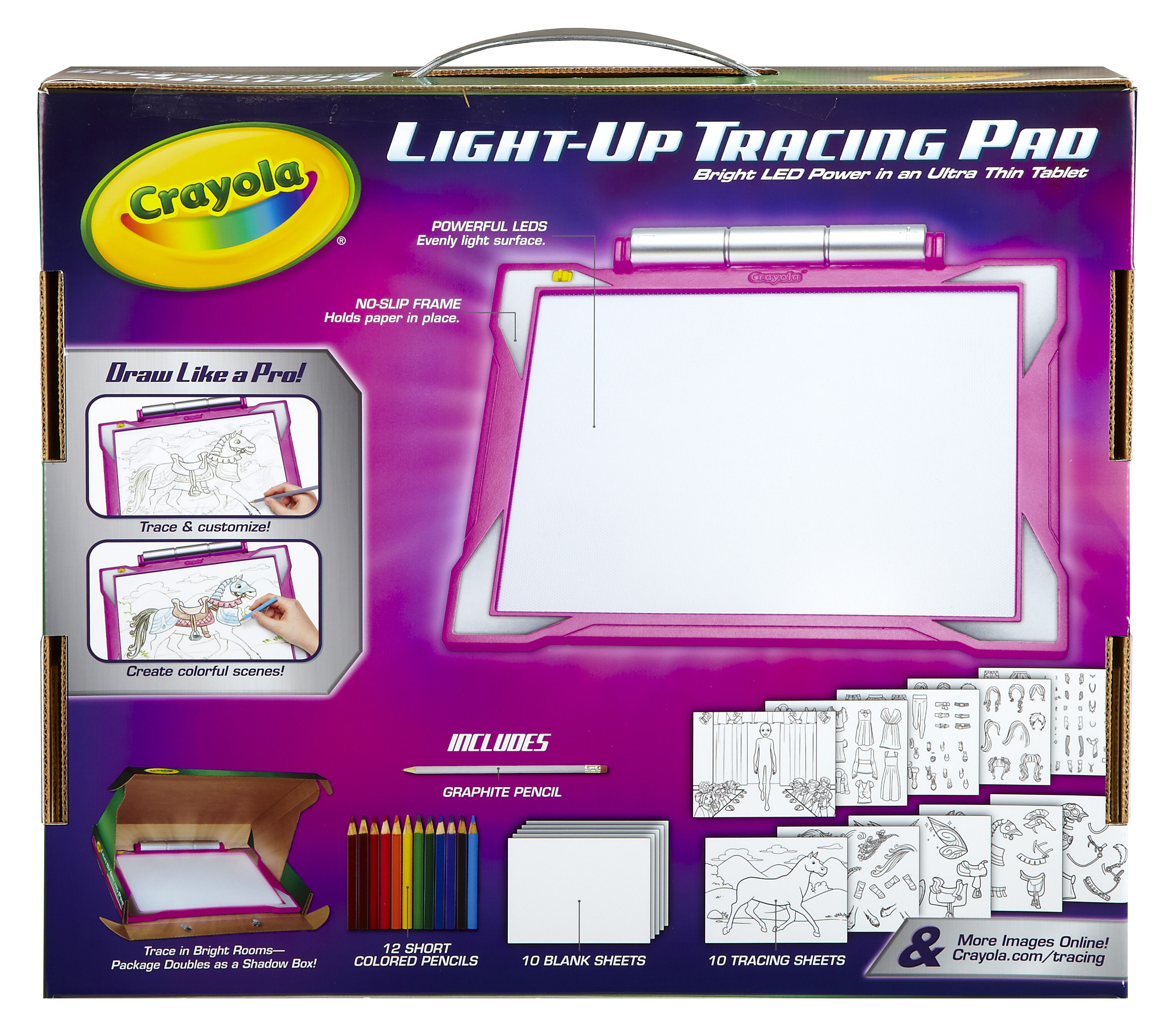 crayola tracing pad pink