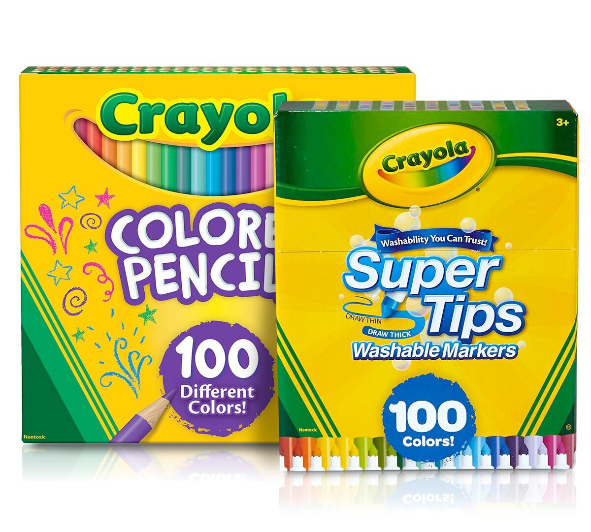 Crayola Supertips 50 Color Chart