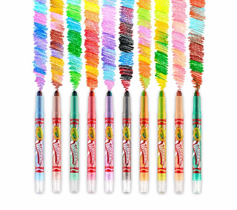 Swirl Twistables Mini Crayons, 10 Count
