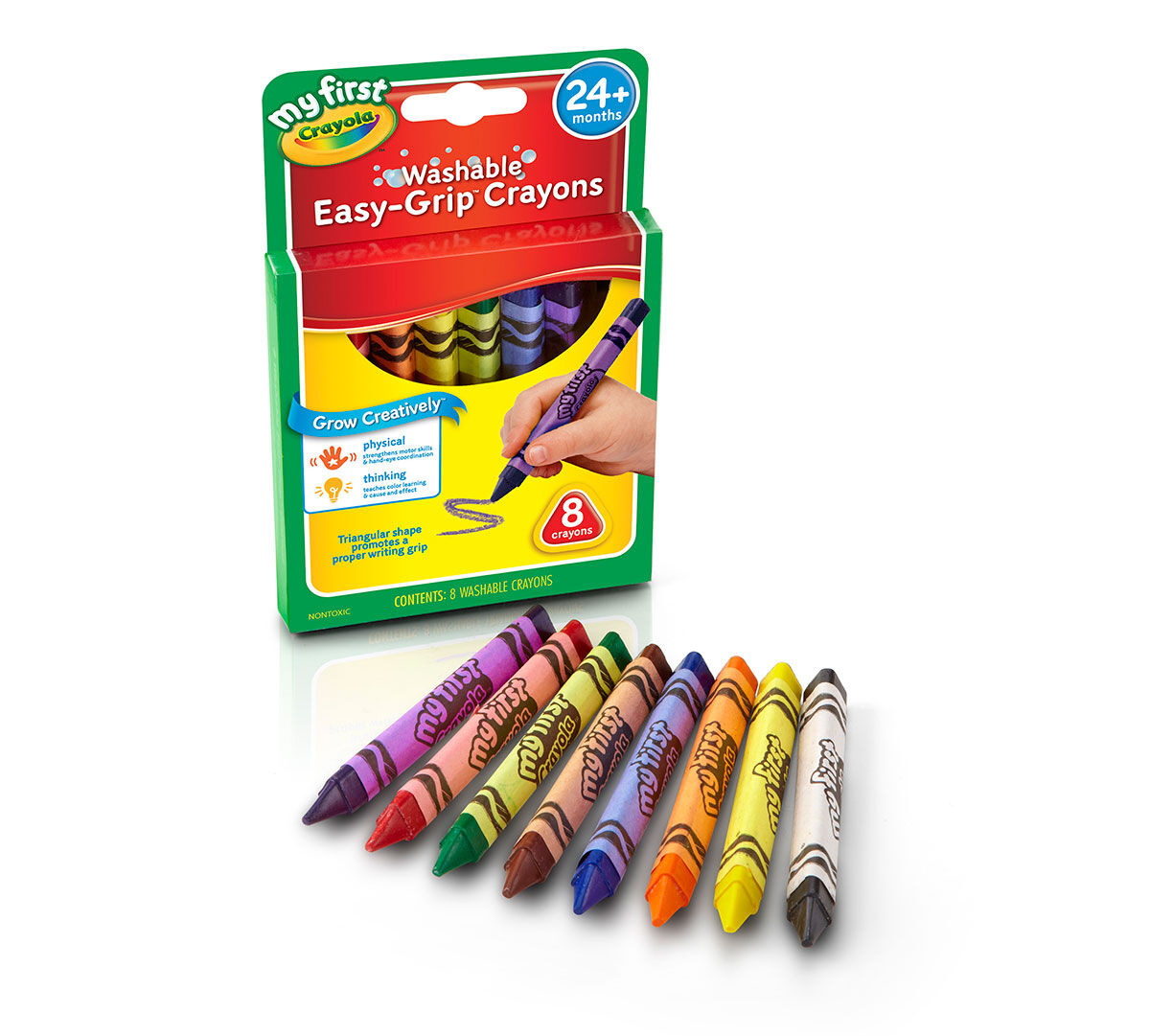 My First Easy Grip Crayons 8 ct.