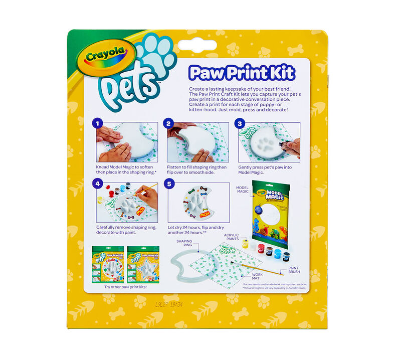 Crayola Pets Paw Print Keepsake Kit, Moon
