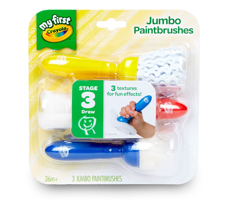 My First Jumbo Paint Brushes 3 count