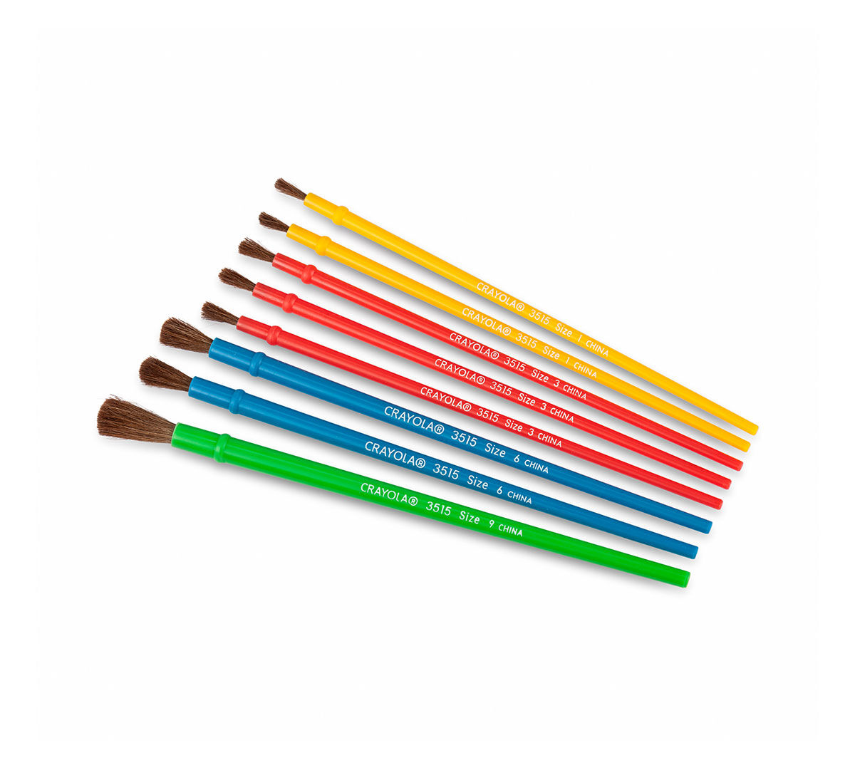 Crayola Bs053516 Kids Brush Set 8 Piece for sale online 