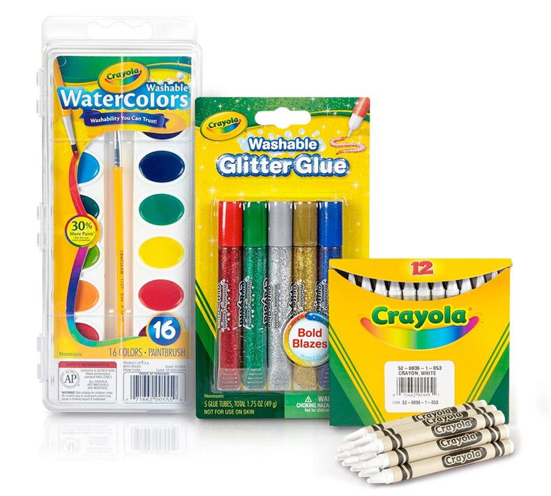 Watercolor Resist Craft Kit for use with Crayon Melter