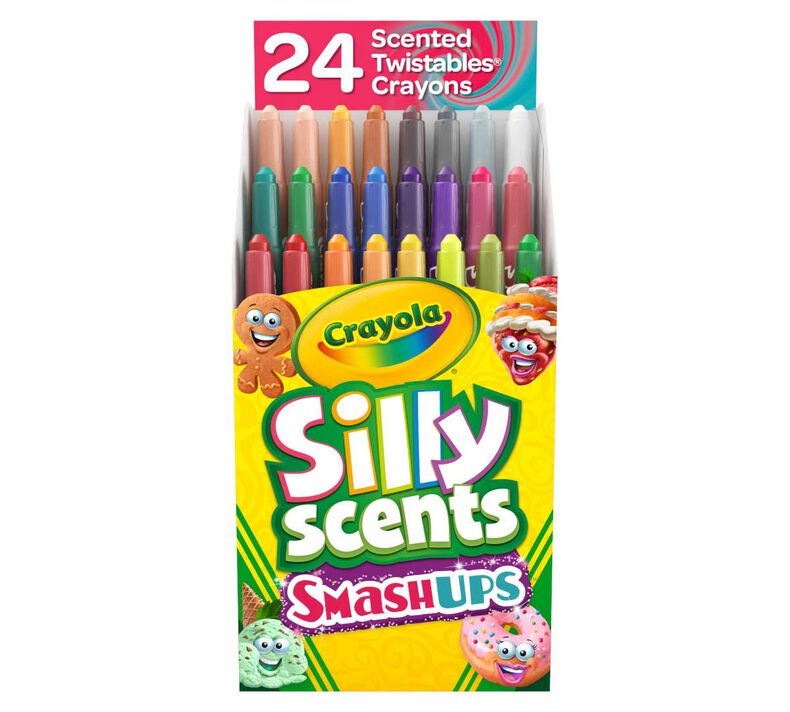 Genuine Crayola 12 Pack of Silly Scents Twistable Colored Pencils *NEW*