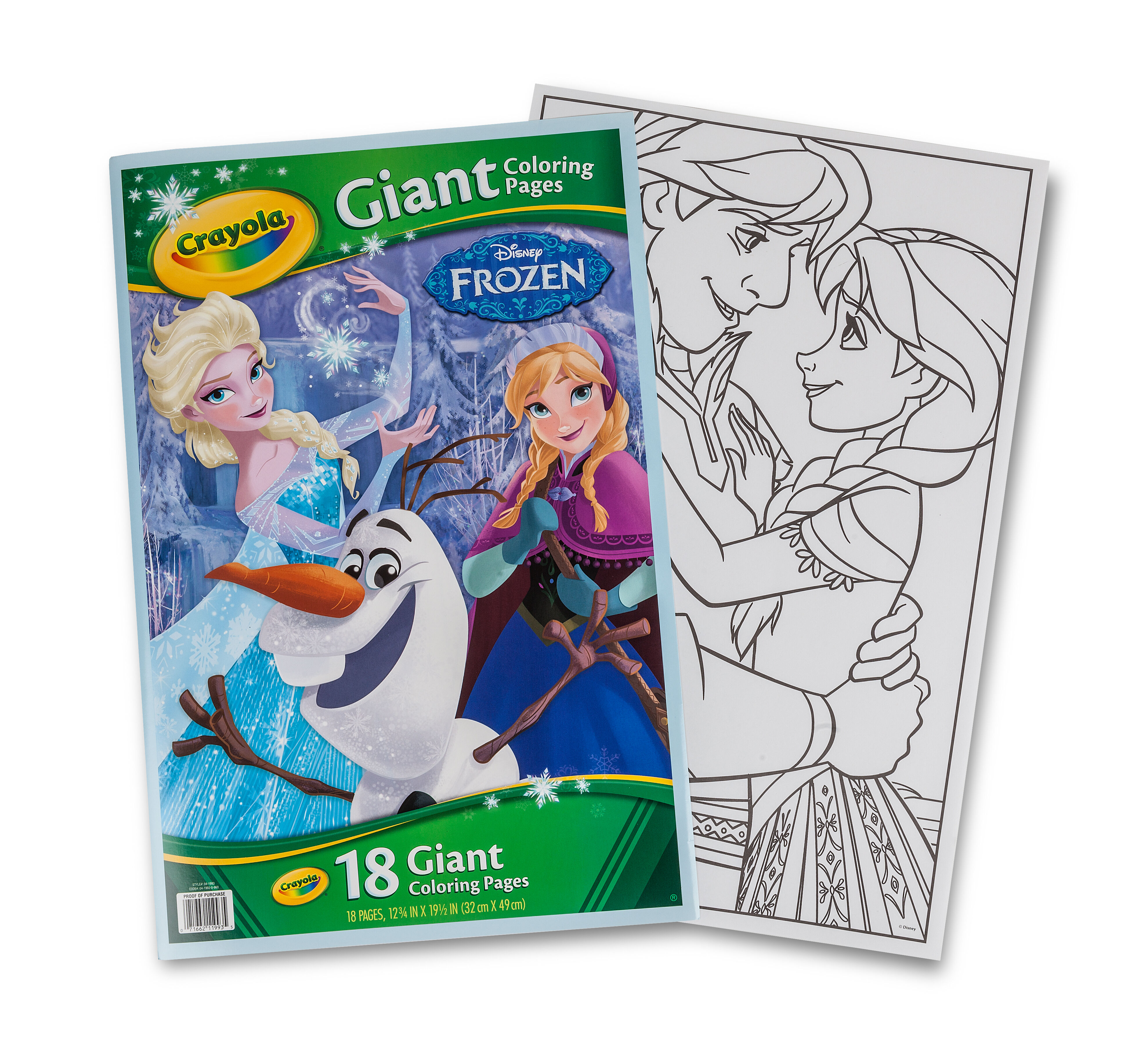 Giant Coloring Page Frozen Crayola