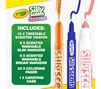 Silly Scents Mini Art Case. Includes: 16 Twistable Scented Crayons, 8 Scented Washable Slim Markers, 8 Scented Washable Broad Markers, 20 coloring pages, and 1 Carrying Case. 