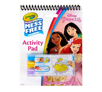 Crayola Disney princess￼ coloring book (48 Pages) NEW Set W/metallic Crayon  Box