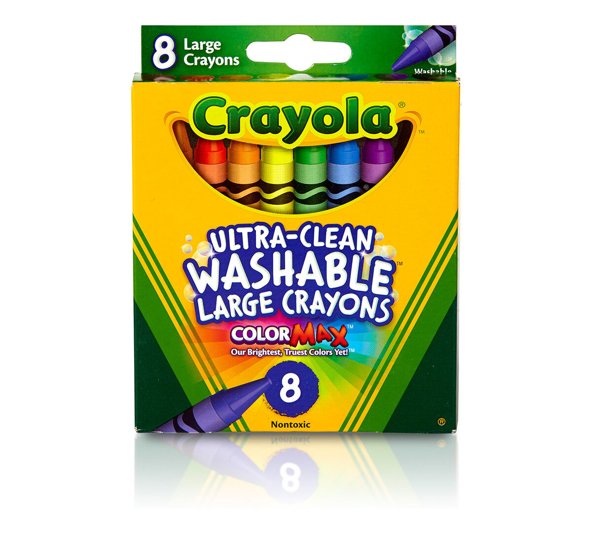 Kid's First Large Washable Crayons 8 ct. Crayola