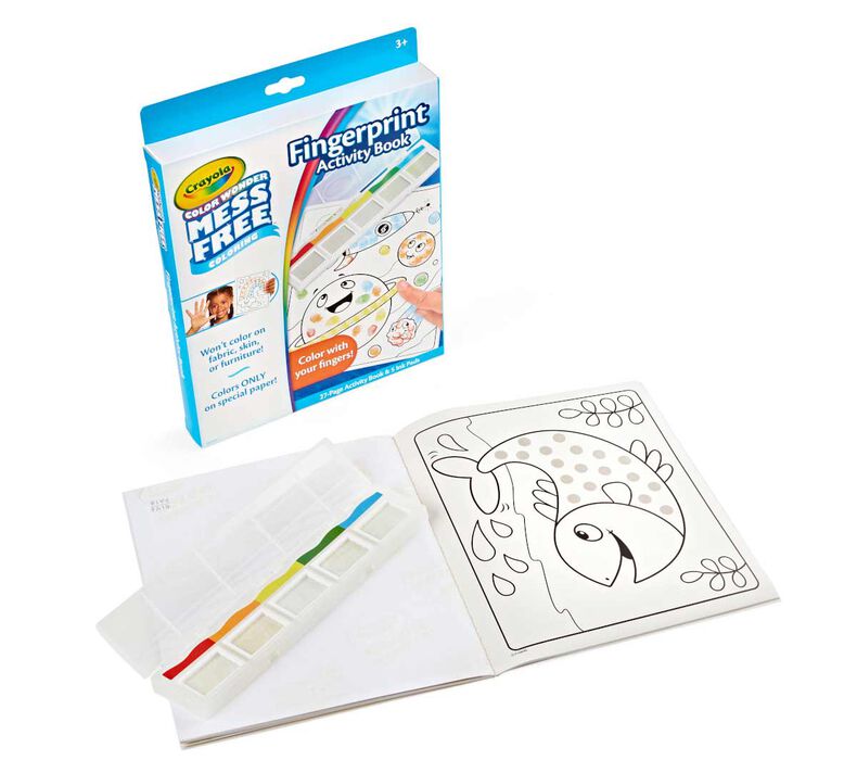 Color Wonder Mess Free Finger Painting Activity Book