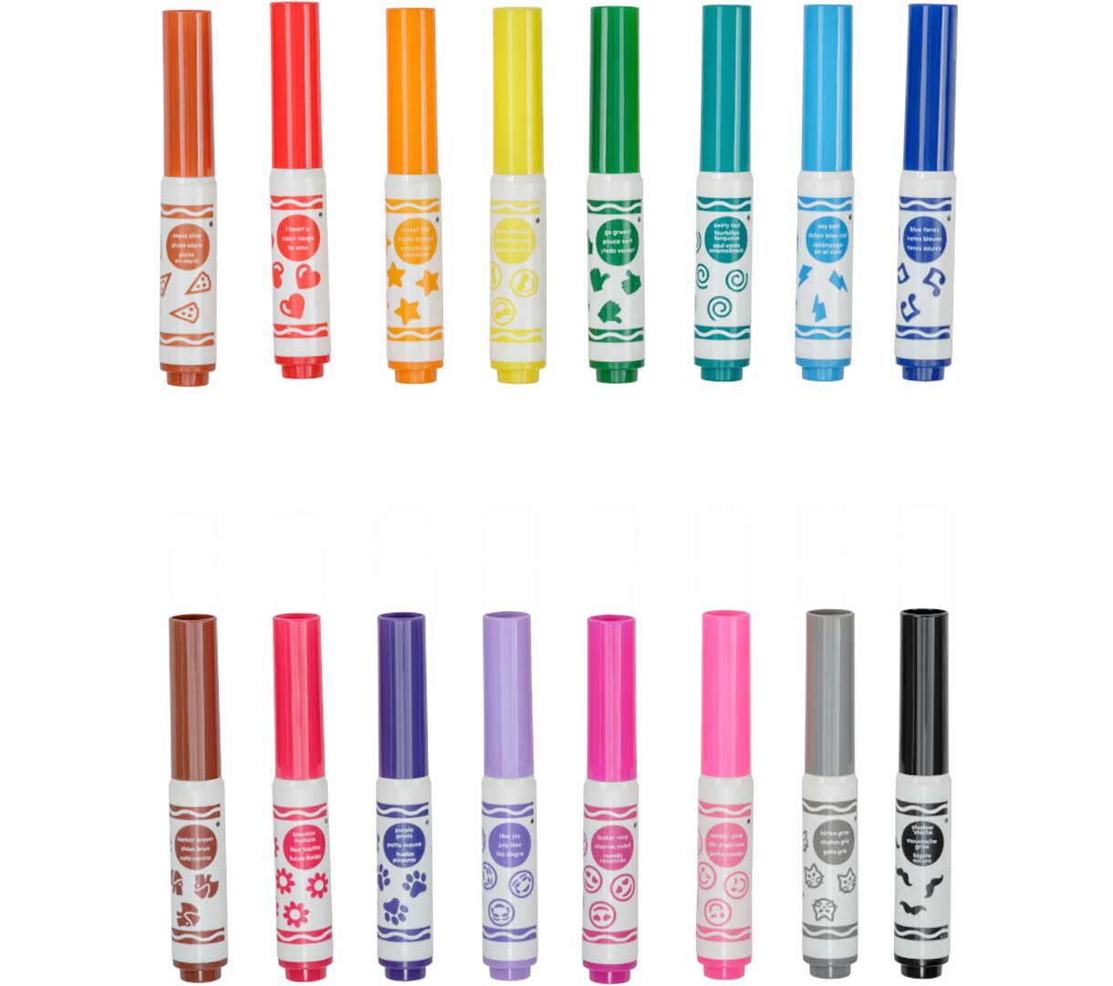 Crayola PipSqueaks Washable Emoji Stamp Markers Crayola