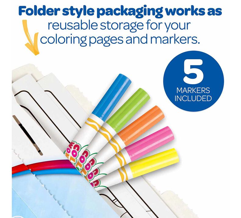 Crayola Color Wonder Baby Shark Coloring Pages & Markers
