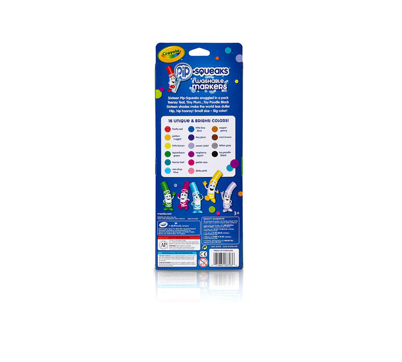 Pip-Squeaks Markers, 16 Count