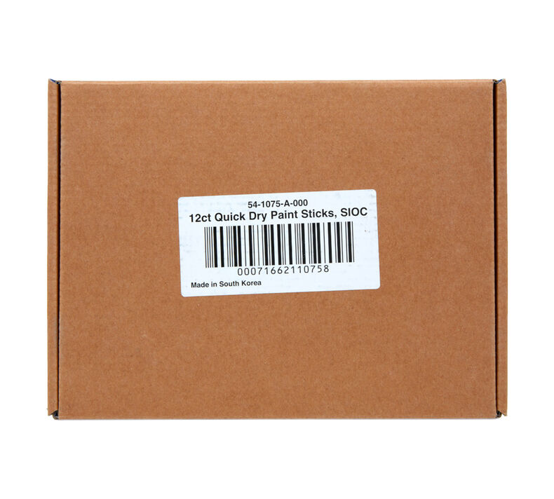 Quick Dry Paint Sticks, 12 Count