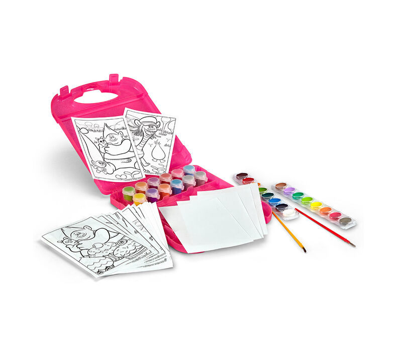 Trolls Washable Paint & Paper Set