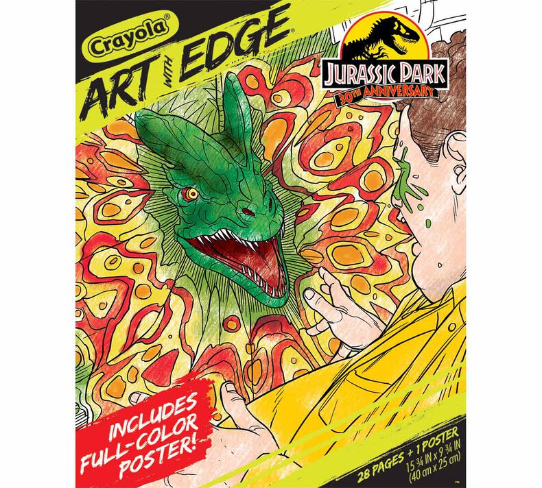 Art with Edge Jurassic Park 30th Anniversary Coloring Pages