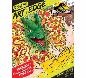 Art with Edge Jurassic Park 30th Anniversary Coloring Book front cover