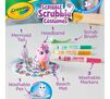 Scribble Scrubbie Pets Mermaid Playset, Scribble Scrubbie Costumes. 1 Mermaid Tail, 1 Headband, 1 Washable Pet, 1 Beach Mat, 3 Markers, and 1 Scrub Brush