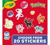 Pokemon Coloring & Sticker Book, 96 pages. Choose from 20 stickers.