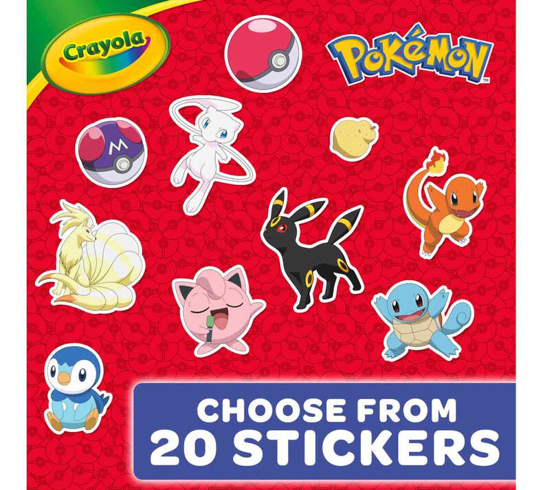 Pokémon Coloring & Sticker Book, 96 Pages