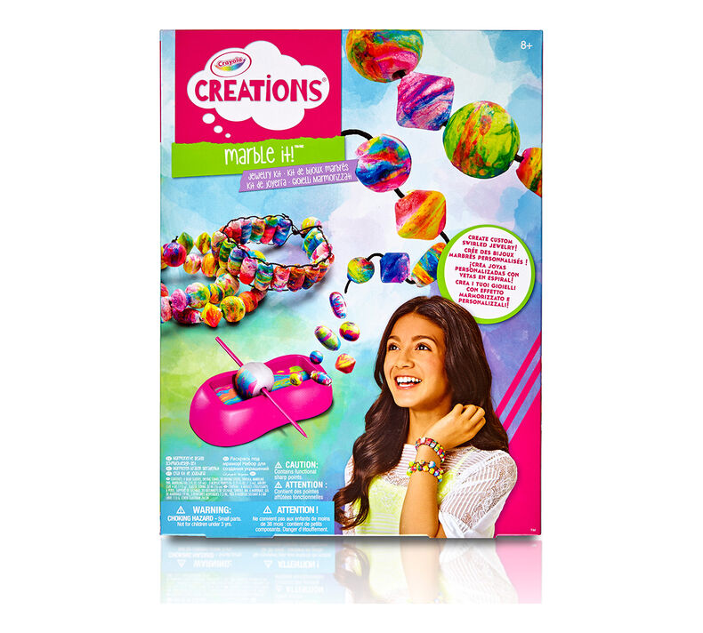 Crayola Creations Marbling It! Jewelry Kit