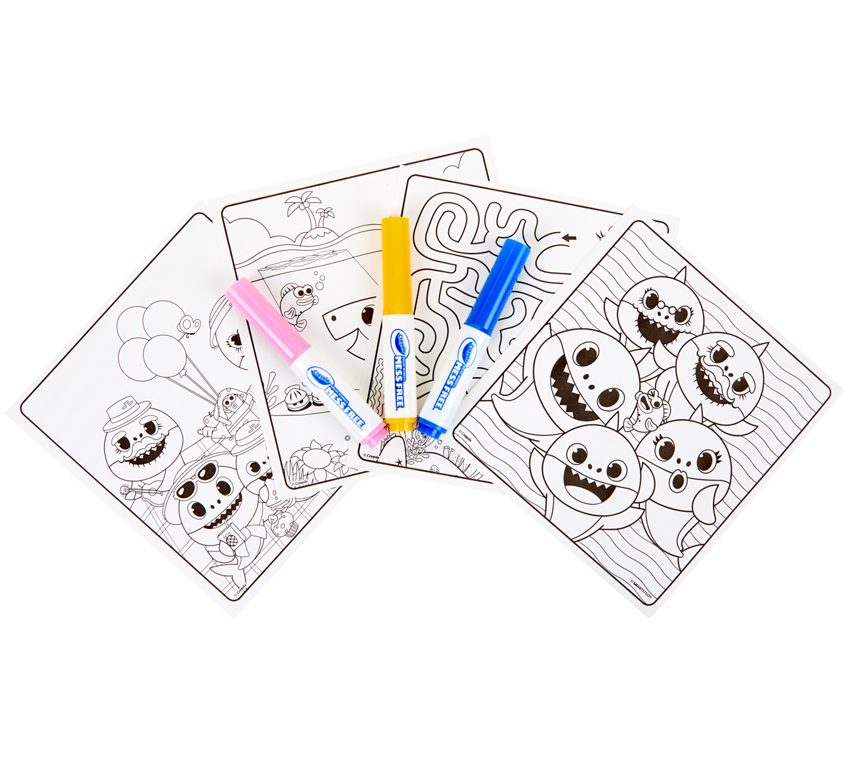 Baby Shark Color Wonder Travel Activity | Crayola.com | Crayola