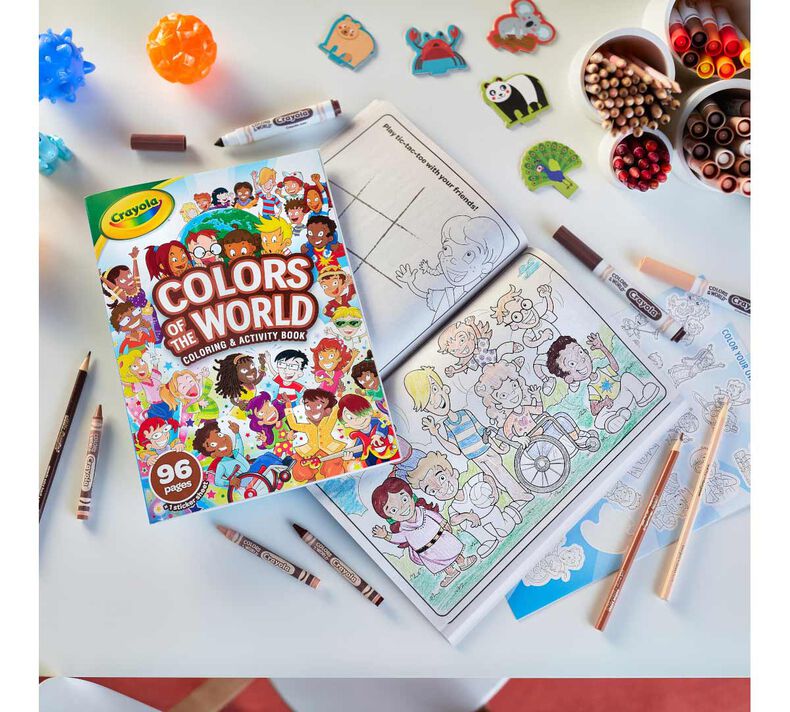Colors of the World Coloring Book, 96 Pages