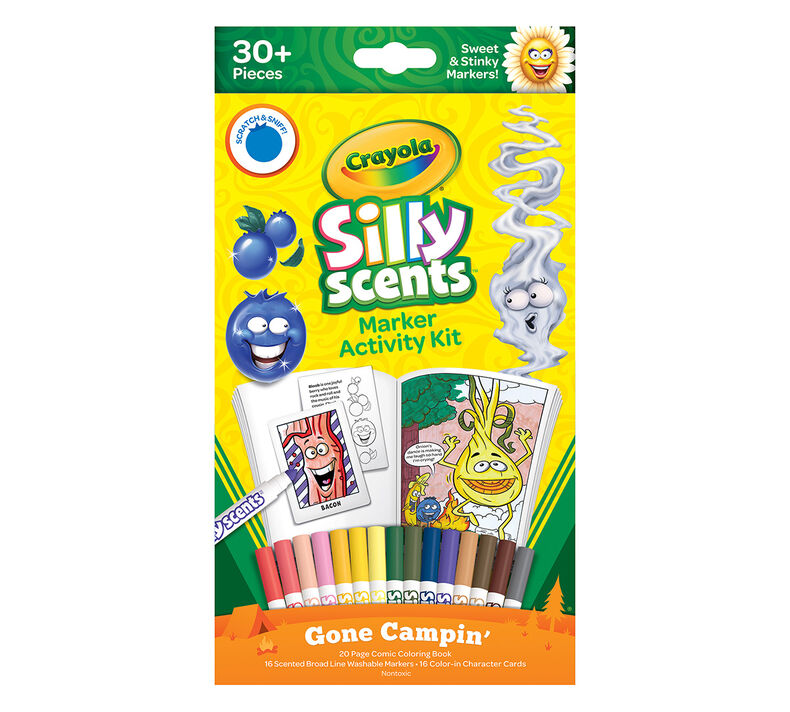 Silly Scents Marker Activity Kit, Gone Campin