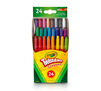 24 count Mini Twistable Crayons front view