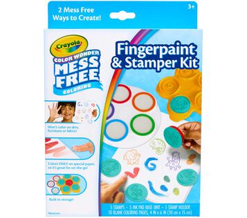 Color Wonder Mess Free Fingerpainting & Stamper Kit color wonder mess free fingerpainting & stamper kit front view