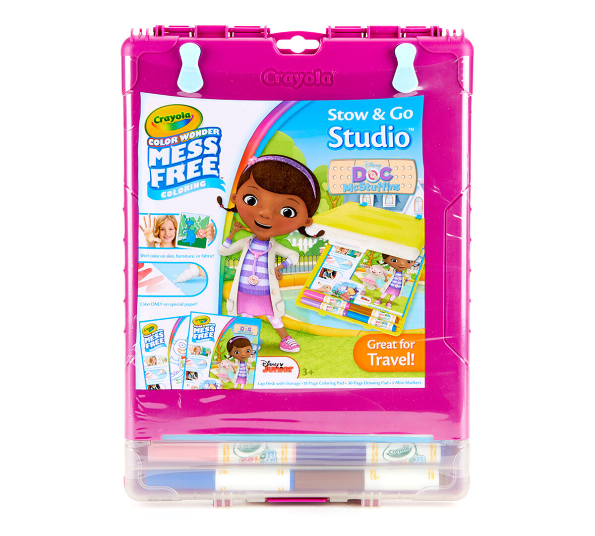 Doc Mcstuffins Stow Go Studio Color Wonder Crayola Com