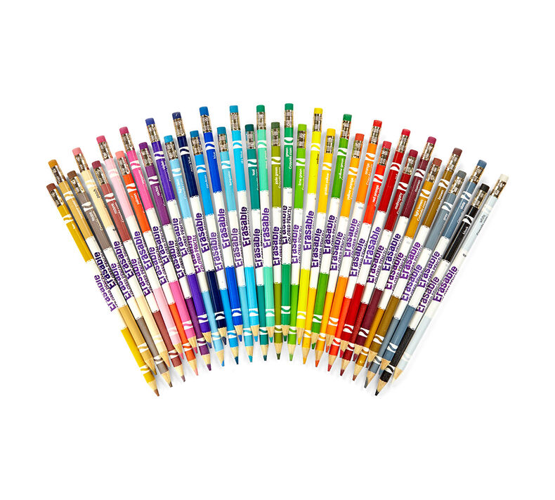 Erasable Colored Pencils, 36 Count