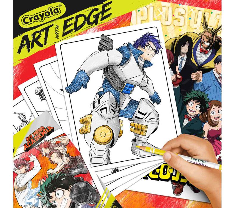 Art With Edge My Hero Academia Coloring Pages