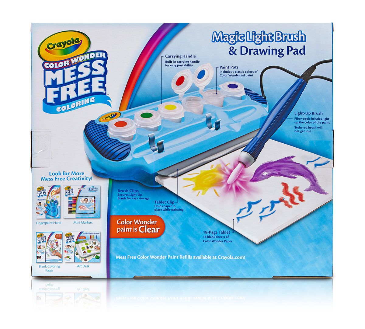 crayola color wonder magic light brush mess free art activity 6