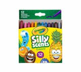 Individual box of 12 count Silly Scents Twistable Crayons front view.